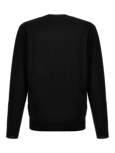 Maglione In Lana Girocollo Logo