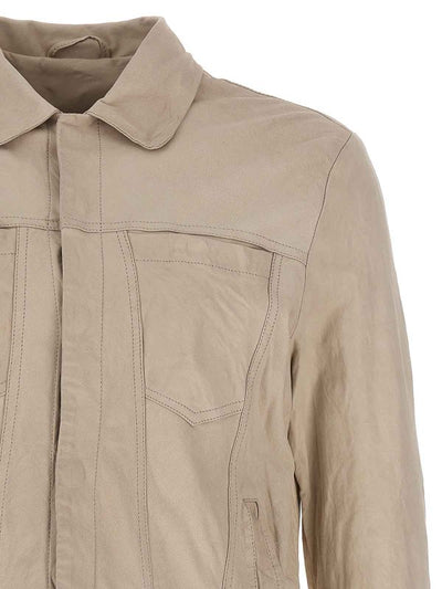 Giacca In Pelle Da Camionista