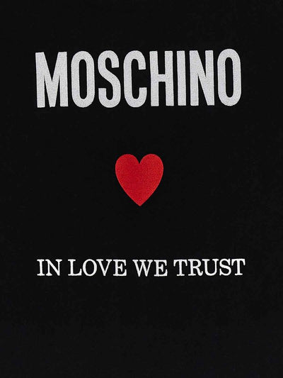 T-shirt In Cotone Love We Trust Girocollo