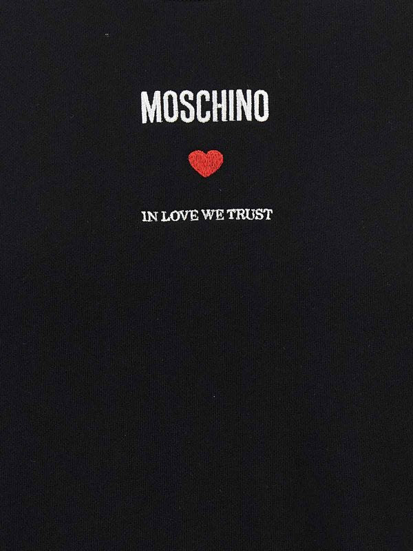 Felpa In Cotone In Love We Trust