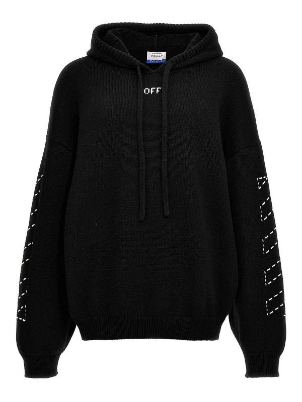 Maglione Con Cappuccio Stitch Arr Diags