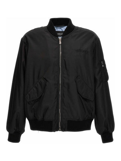 Giubbotto Bomber Con Logo
