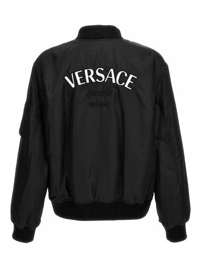 Giubbotto Bomber Con Logo