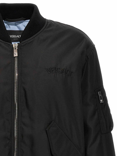 Giubbotto Bomber Con Logo