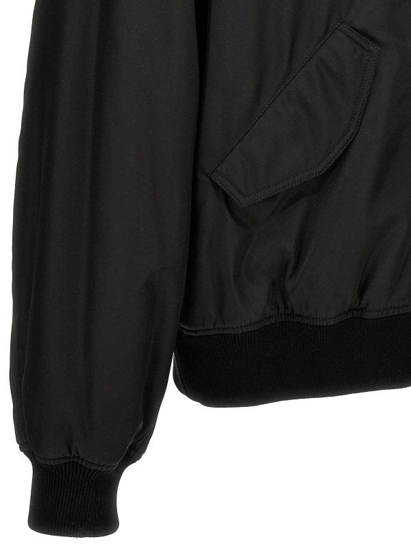 Giubbotto Bomber Con Logo