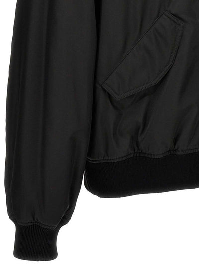 Giubbotto Bomber Con Logo