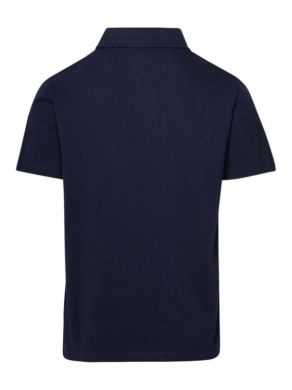 Polo In Cotone Blu