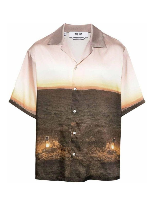 Camicia Con Stampa Grafica