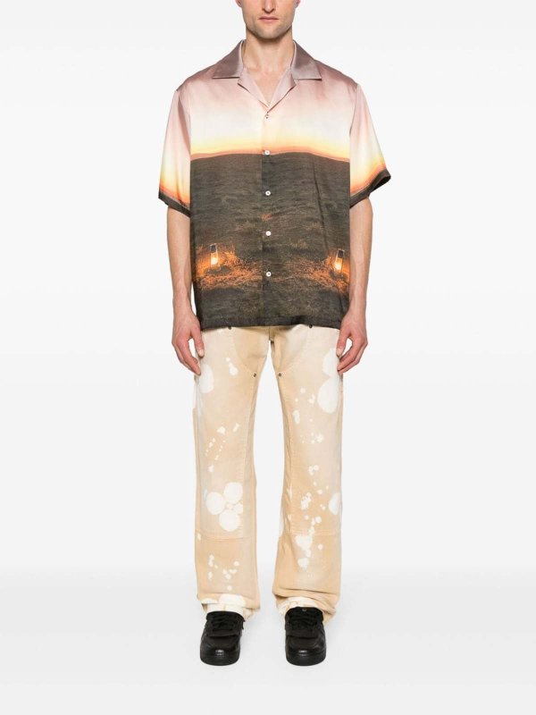Camicia Con Stampa Grafica