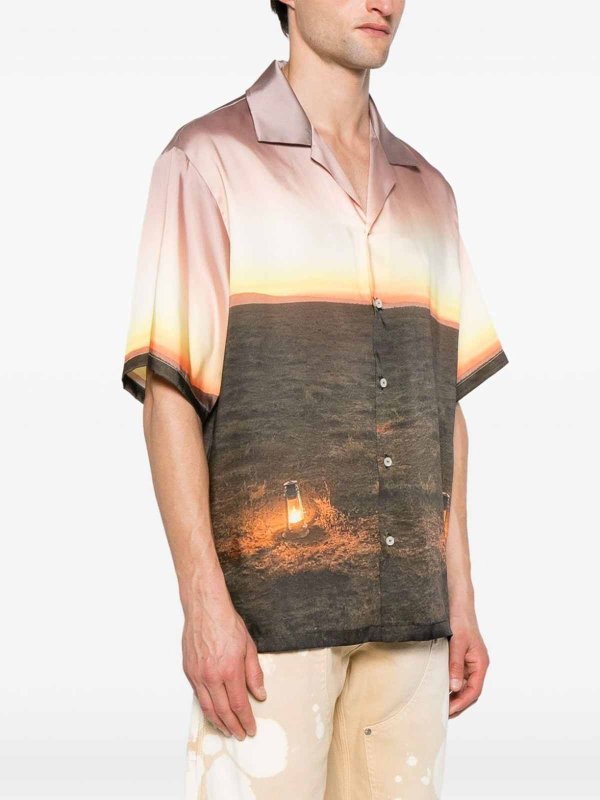 Camicia Con Stampa Grafica