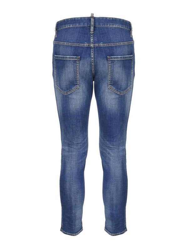 Jeans Cinque Tasche In Denim Di Cotone