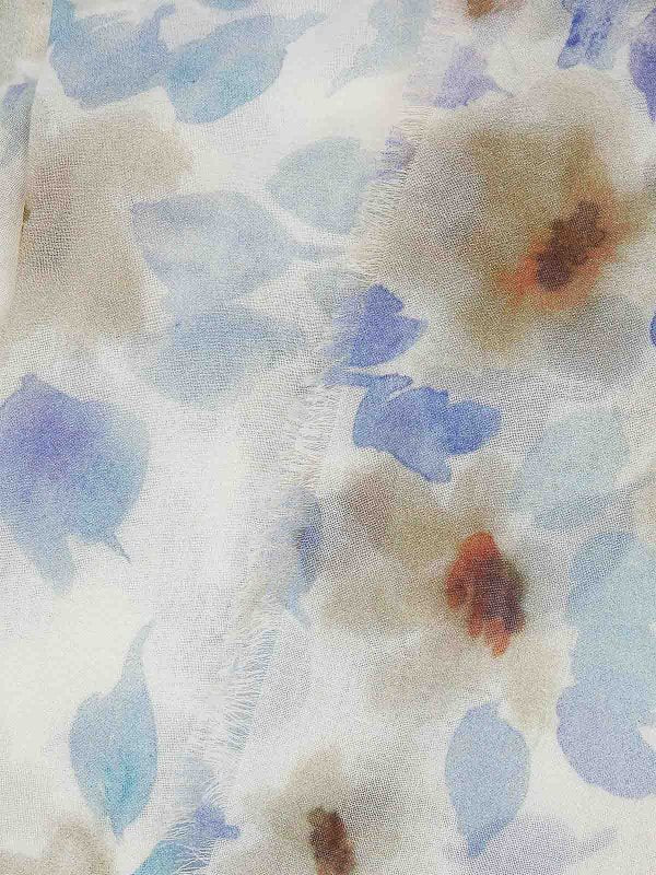 Sciarpa Wrap Fiorellino Maxi