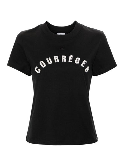T-shirt Dritta In Cotone Ac