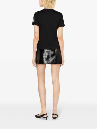 T-shirt Dritta In Cotone Ac