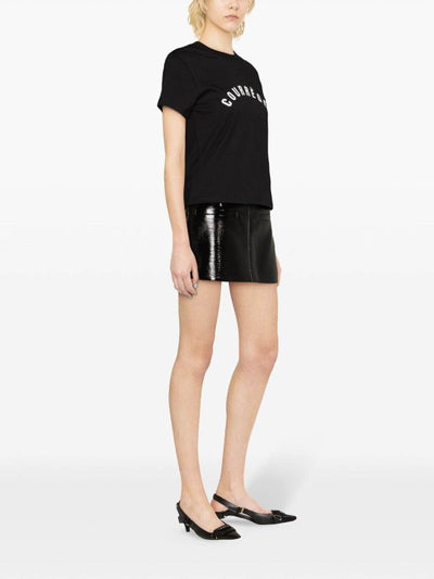 T-shirt Dritta In Cotone Ac