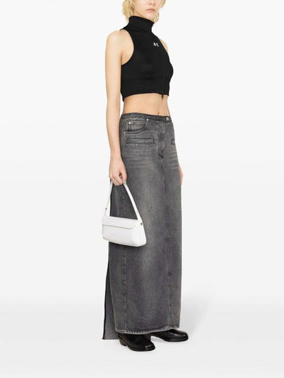 Giacca Cropped Con Patch Logo