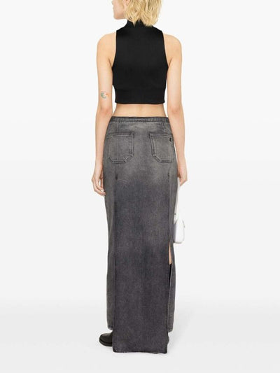 Giacca Cropped Con Patch Logo