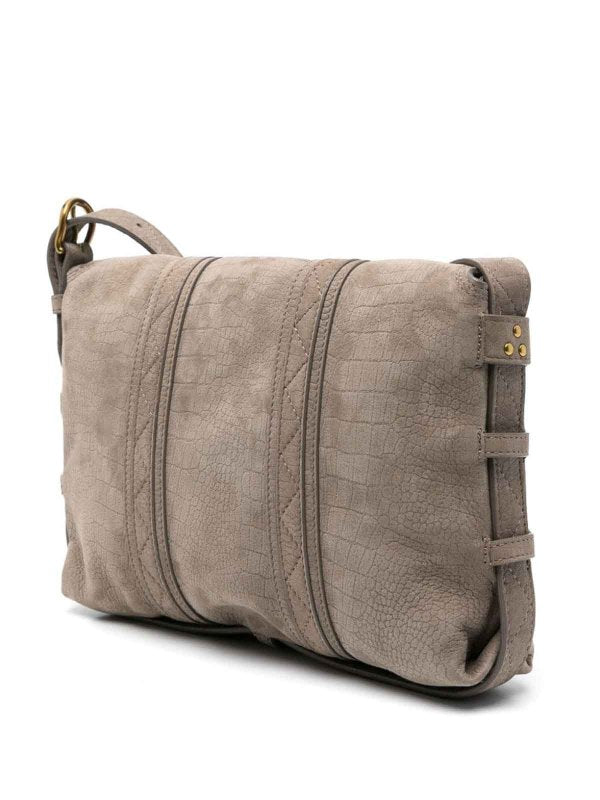 Borsa A Tracolla Con Stampa Coccodrillo