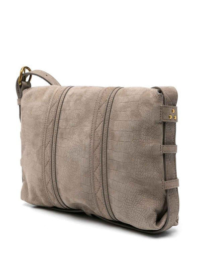 Borsa A Tracolla Con Stampa Coccodrillo