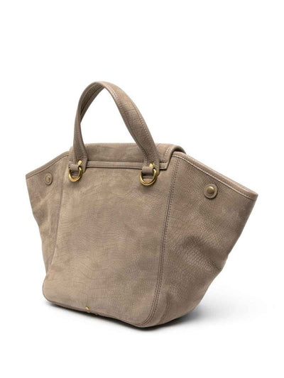 Borsa Tote Con Stampa Coccodrillo
