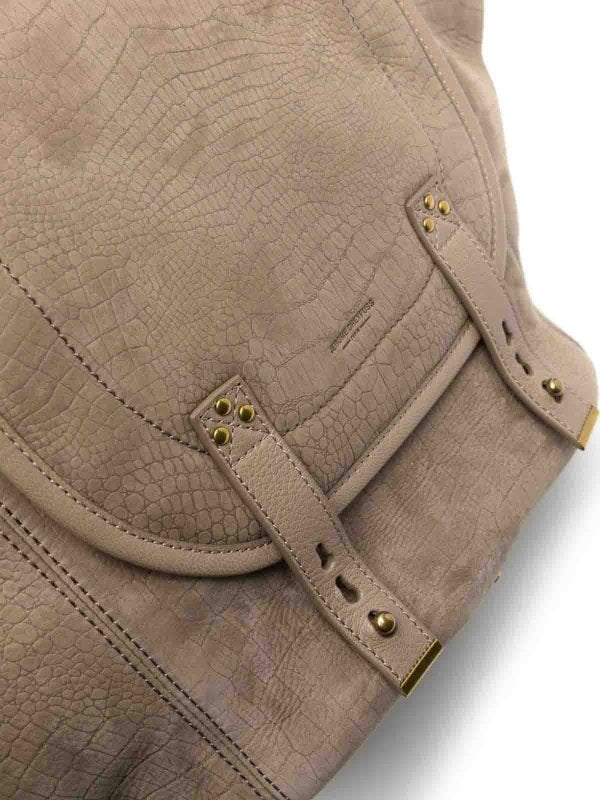 Borsa Tote Con Stampa Coccodrillo