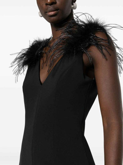 Vestito Con Piume