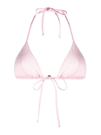 Top Bikini Con Stampa Barocco