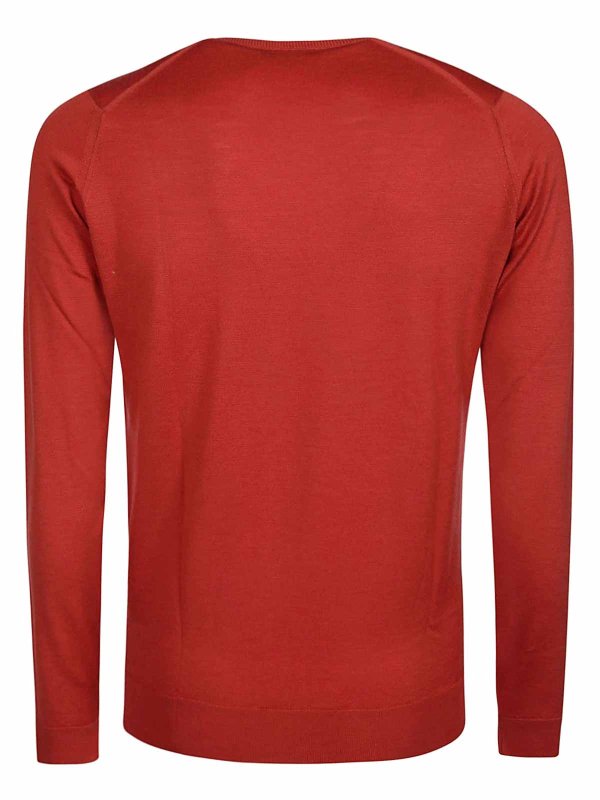 Pullover Girocollo In Lana