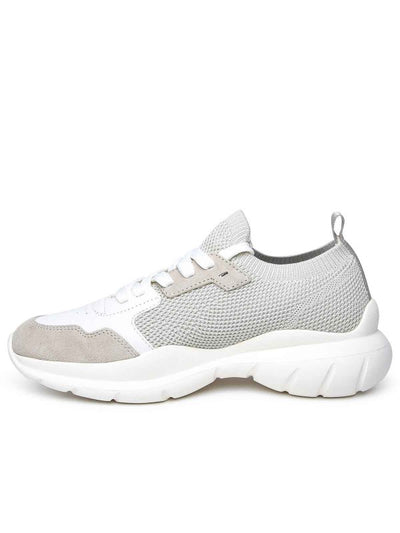 Sneaker In Tessuto Beige