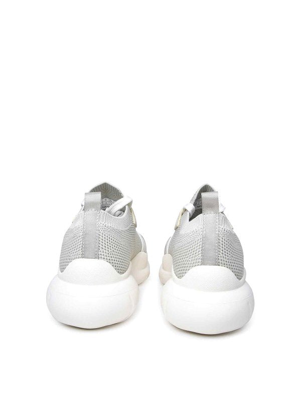 Sneaker In Tessuto Beige