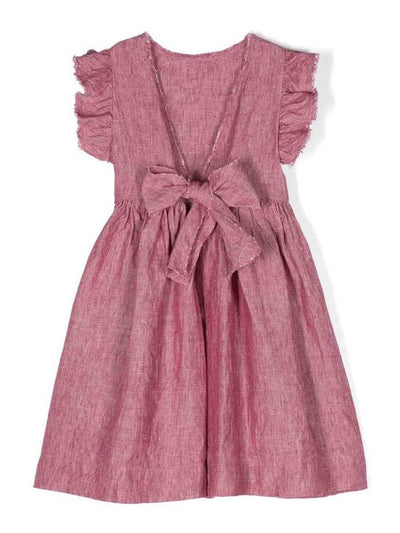Vestito Midi In Lino