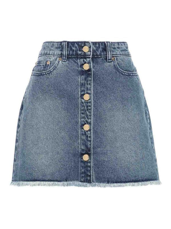 Gonna In Denim Con Cintura