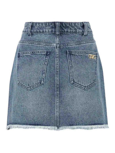 Gonna In Denim Con Cintura