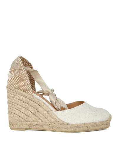 Sandalo Con Zeppa Espadrillas Carina