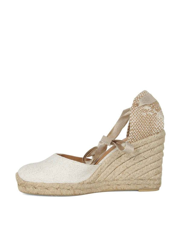 Sandalo Con Zeppa Espadrillas Carina