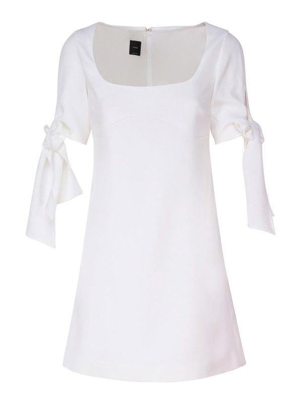 Vestito Mini Con Fiocco