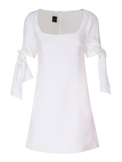 Vestito Mini Con Fiocco