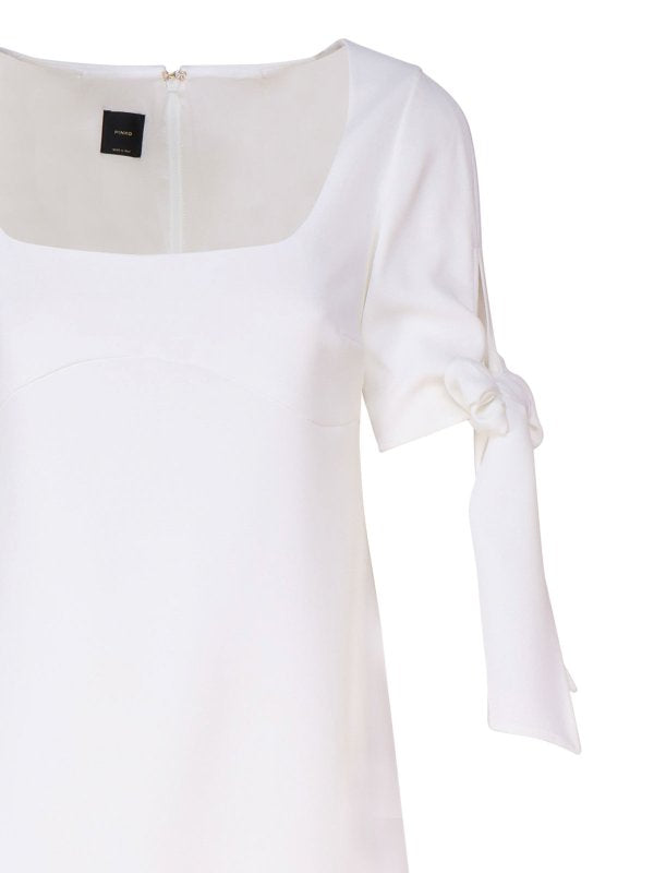Vestito Mini Con Fiocco