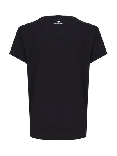 T-shirt  In Cotone Con Logo Circolare