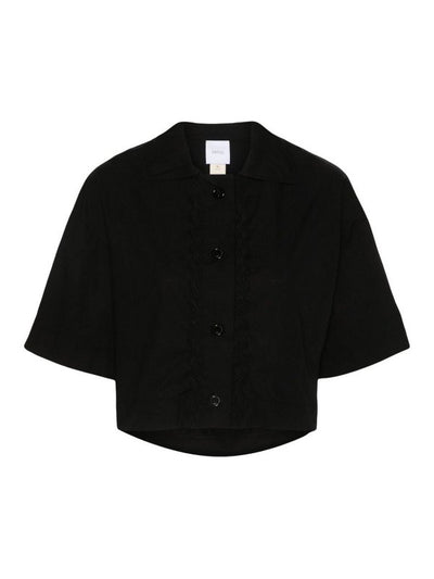 Camicia Corta Con Applicazioni Ondulate