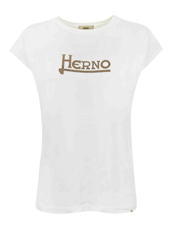 T-shirt In Cotone Con Logo