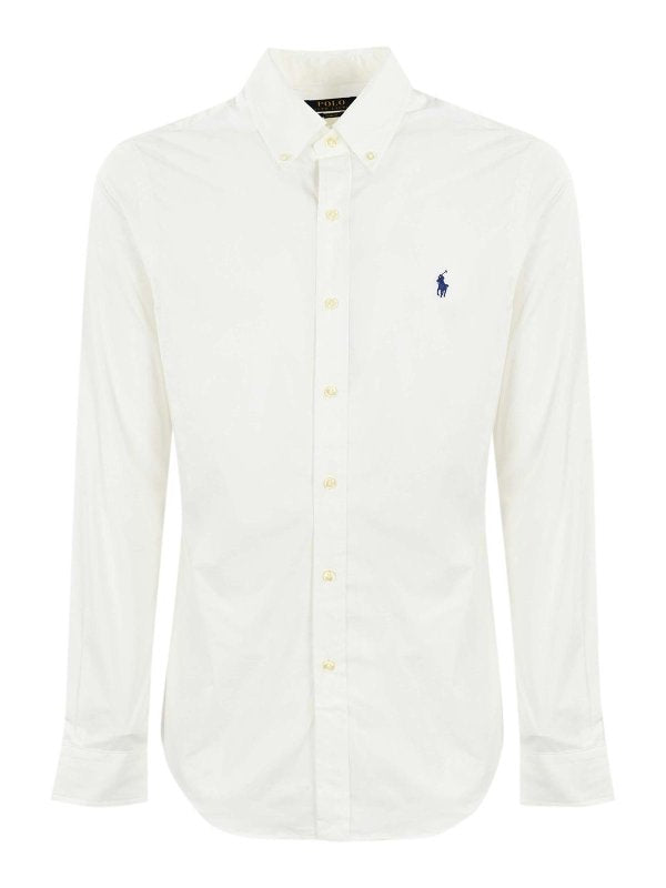 Camicia In Cotone Elasticizzato