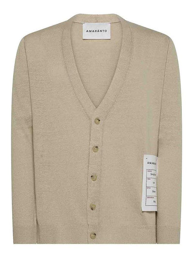 Cardigan Con Dettaglio Etichetta