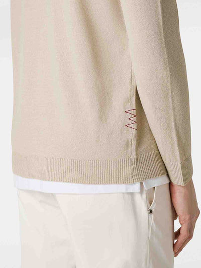 Cardigan Con Dettaglio Etichetta