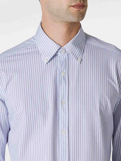 Camicia Con Motivo A Righe