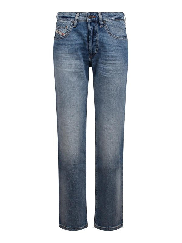 Jeans Dritti D-mine A Vita Media