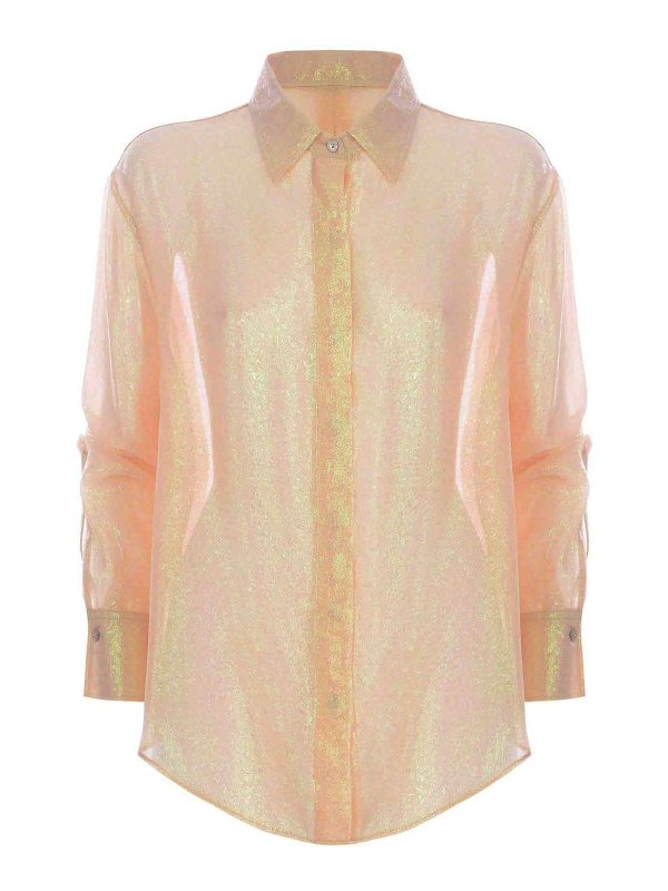 Camicia In Chiffon Di Seta
