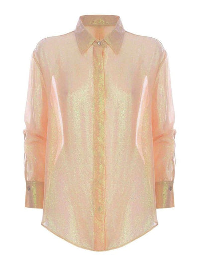 Camicia In Chiffon Di Seta