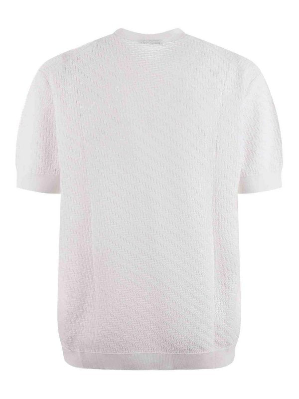 T-shirt In Filo Di Cotone