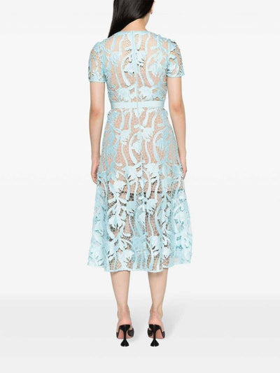 Abito Midi In Pizzo